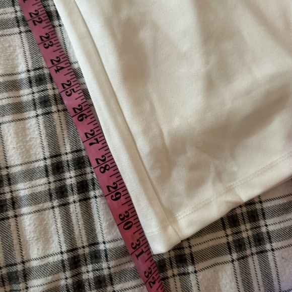 Lulu’s Edith White Strapless Stretchy Ponte Fabric Wide-Leg Sexy Jumpsuit NWOT M - Picture 15 of 16